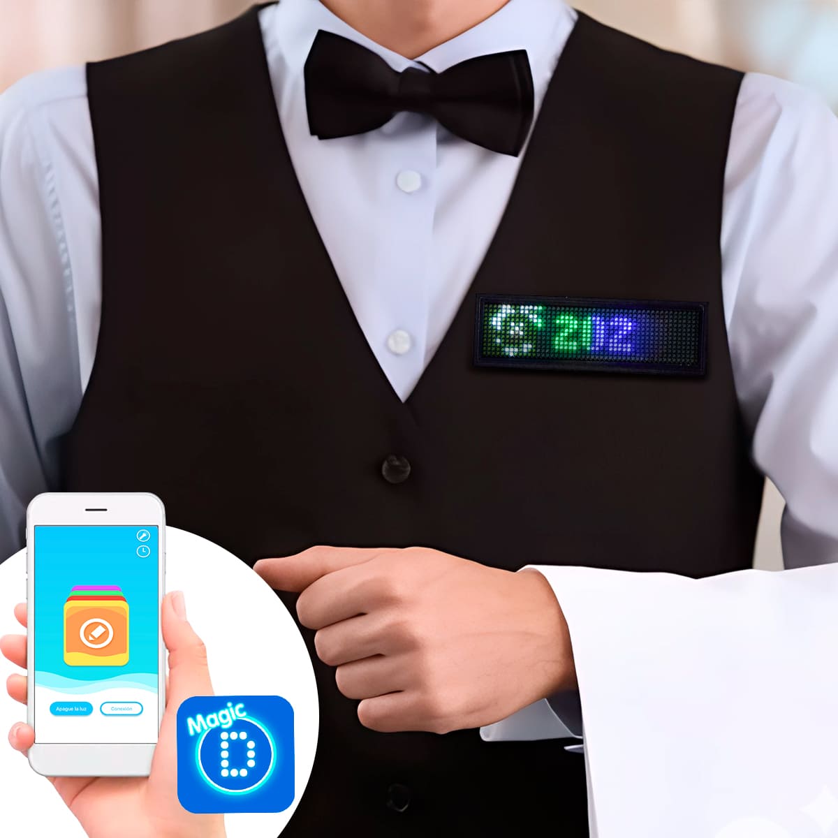 Miniatura 5 de Letrero LED Multicolor Personal LB4C